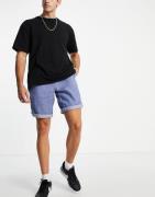 Timberland - t-l - Easy-shorts i hør-Blå