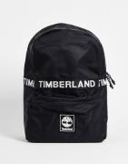 Timberland - Sort rygsæk med logostribe
