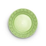 Mateus Lace tallerken – 25 cm Grøn