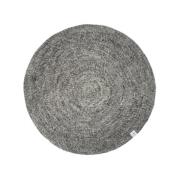 Classic Collection Merino tæppe rundt granit, 200 cm