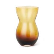 Holmegaard Calabas vase 21 cm Duo burgundy-amber