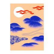 Paper Collective Japanese Hills plakat 50x70 cm
