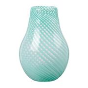 Broste Copenhagen Ada Cross Stripe vase 22,5 cm Light turquoise
