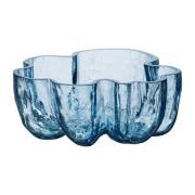 Kosta Boda Crackle skål 105 mm Cirkulært glas (Blå)