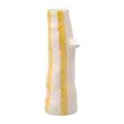 Villa Collection Styles vase med næb og øjenvipper 34 cm Yellow