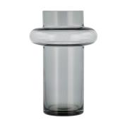 Lyngby Glas Tube vase glas 25 cm Smoke