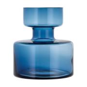 Lyngby Glas Tubular vase glas 20 cm Blå
