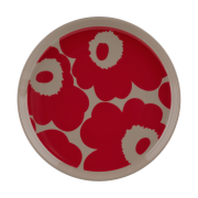 Marimekko Unikko tallerken Ø13,5 cm Terra-red