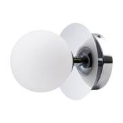 Globen Lighting Art Deco IP44 væglampe/plafond Krom-hvid