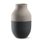 Kähler Omaggio Circulare Vase H31 cm Antracitgrå