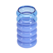 Design Letters Bubble 2-i-1 vase og lysestage 13,5 cm Blue