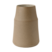 Knabstrup Keramik Clay vase 18 cm Varm sand