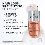 L'Oreal Paris Elvive Growth Booster Shampoo, Anti Hair Loss, 200ml