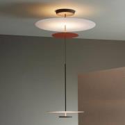 Vibia Flat LED-hængelampe 3 lyskilder Ø 90 cm terracotta