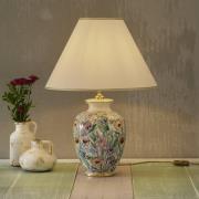 KOLARZ Giardino Panse - blomstret bordlampe, 40 cm