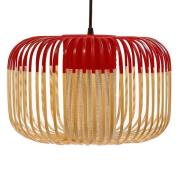 Forestier Bamboo Light S hængelampe 35 cm, rød