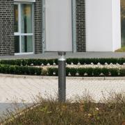 LED-gadelampe 2275, antracit/klar