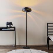 Vento gulvlampe, sort, metal, E27, Ø 40 cm