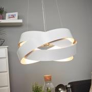Pura pendellampe hvid/sølv, 60 cm, 8x G9
