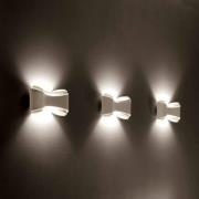 Hvid designer-væglampe Ionica