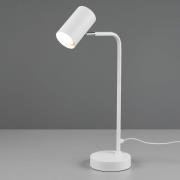 Marley bordlampe, hvid, højde 45 cm, metal
