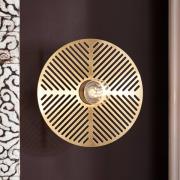 MARKET SET Waterlily væglampe messing