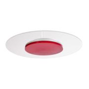 Zaniah LED-loftslampe, 360° lys, 24W, rød
