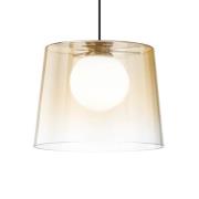 Ideal Lux Fade LED-hængelampe, ravgul-transparent