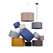 Lampeskærm Roller Ø 50 cm, jordfarvet