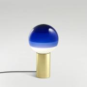 MARSET Dipping Light S bordlampe, blå/messing