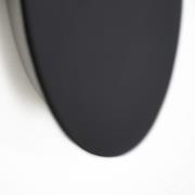 Escale Blade LED-væglampe sort mat Ø 18 cm