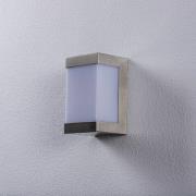 ELC Kerralin udendørs LED-væglampe, stål, 15 cm