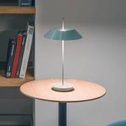 Vibia Mayfair Mini LED-bordlampe, batteri, grøn