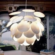 MARSET Discocó pendellampe Ø 88 cm hvid