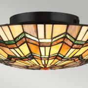 Alcott loftlampe i Tiffany-design
