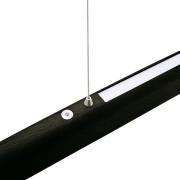 HerzBlut Arco LED-hængelampe ask eg trækul 130cm