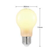 Arcchio LED-pære E27 8W 2.700K dæmpbar, opal