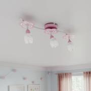 Mailin loftlampe til børneværelse i rosa, aflang