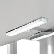 LED-spejlbelysning Pandora, krom, bredde 30,8 cm