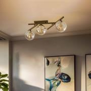 Loftlampe Smart, sort/grafit, 3 lyskilder