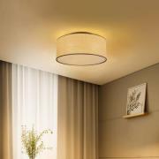 Aston loftlampe, Ø 50 cm, rattanlook