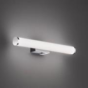 Mattimo LED-væglampe, bredde 40 cm, krom