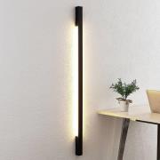 Arcchio Ivano LED-væglampe, 130 cm, sort
