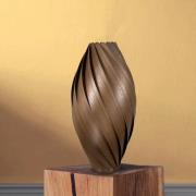 Gofurnit Ardere bordlampe, nøddetræ, højde 50 cm