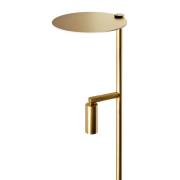LED-bordlampe Kelly, justerbar spot, guld/guld