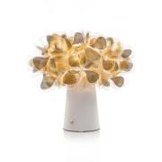 Slamp LED-batteridrevet bordlampe Clizia Mama Non Mama guld/hvid