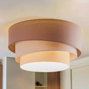 Euluna Trio Max tæppe, Ø60cm, cappuccino/ecru/grå