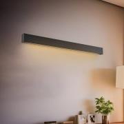 Væglampe Straight M, 92 cm, grafit