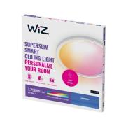 WiZ SuperSlim LED-loftslampe RGBW Ø54cm hvid