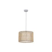 Grido hængelampe med bambusskærm, hvid
